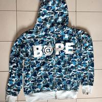 A BATHING APE |felpa bape azzurra