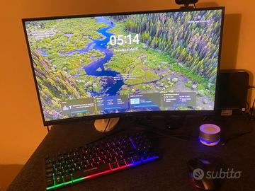 PC Gaming Mini – i9 11ª Gen, Monitor 27” 100Hz