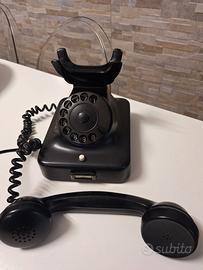 Telefono disco Siemens W48 anni ’40/’60 bachelite