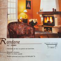 Caminetto in ghisa Seguin Randane pari al nuovo