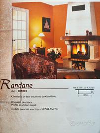 Caminetto in ghisa Seguin Randane pari al nuovo