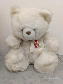 Peluche orsetto bianco 35 cm