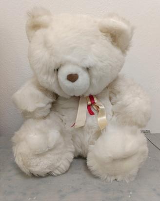 Peluche orsetto bianco 35 cm