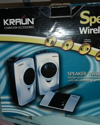 Coppia casse wireless 2.0 Kraun