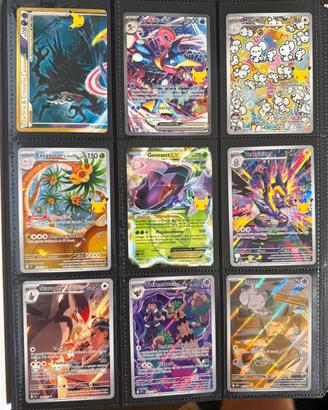 Lotto carte Pokemon 30th anniversario e non