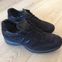 Hogan interactive originali camoscio blu n.42