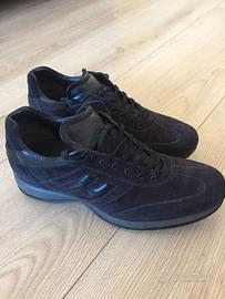 Hogan interactive originali camoscio blu n.42