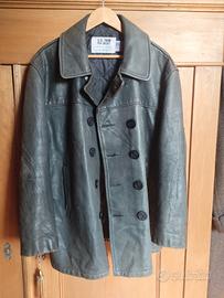 Schott Pea Jacket  in pelle 