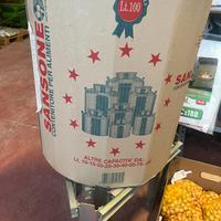 Botte saldata fiorettata 100lt