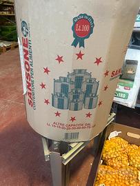 Botte saldata fiorettata 100lt