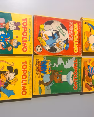 Lotto 6 Fumetti Topolino Paperino 1974