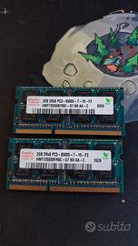 💾 Kit RAM 4GB (2x2GB) DDR3 Hynix SO-DIMM