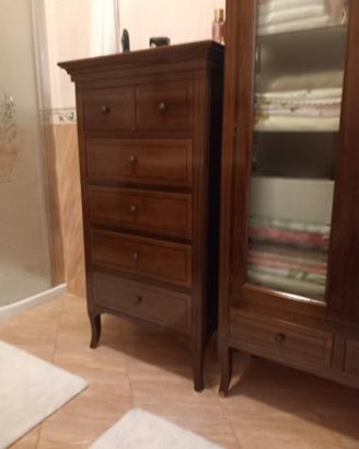 Cassettiera in legno 