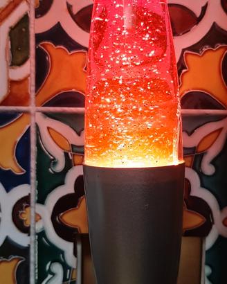 lampada lava glitter