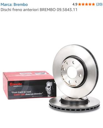 dischi freno anteriori