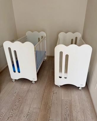 Lettini Don Algodon bianchi con ruote