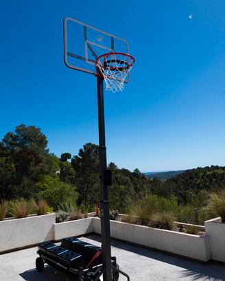 canestro da basket pieghevole 