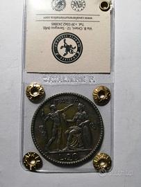 Moneta da lire 20 littore del 1927 VI