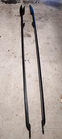 2 pezzi di binari per portapacchi per Land Rover D