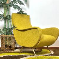 POLTRONA LADY Lt.Yellow Anni 50 Design M-ZANUSO