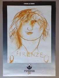 Manifesto Firenze ’90 Giacomo Manzù