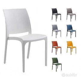 VOLGA - Sedia impil. polipropilene/fibra di vetro