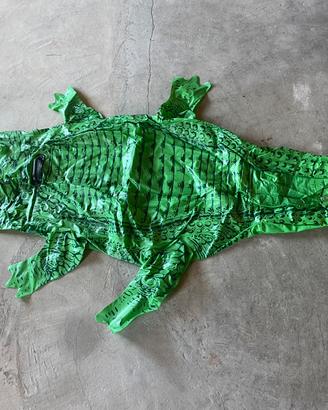 Coccodrillo gonfiabile verde
