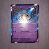 Carte Pokemon Drifloon 155/091 Ita Rara Shiny Mint