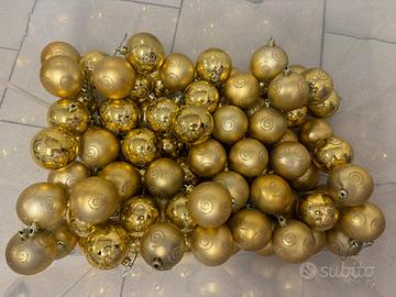 Palline di Natale dorate