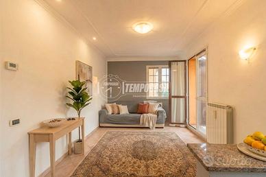 Bilocale con terrazzo, via Marconi 10, Cisliano