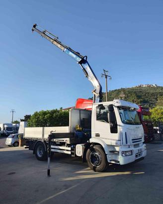 IVECO EUROCARGO 180E28 GRU E CASSONE