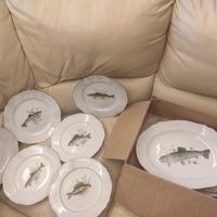 servizio piatti pesce Richard Ginori 