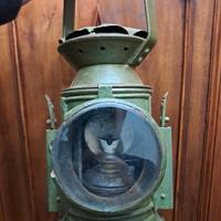 Lanterna inglese da segnalazione a petrolio ww2