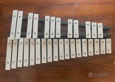 Xilofono legno e acciaio