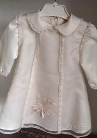 Set Battesimo Lusso marca ALESSIA M. tg 2-4 mesi 