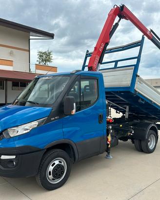 IVECO NEW DAILY 35-150 RIBALTABILE GRU FASSI