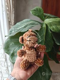Amigurumi scimmia fatta a mano peluche handmade