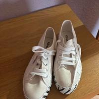 Scarpe superga zebrate