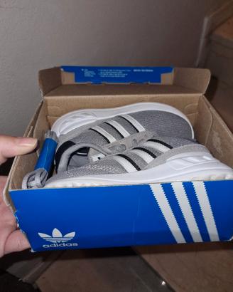 scarpine adidas stan smith n.25 bimbo grigie