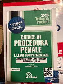 Codice procedura penale 2025 pocket La Tribuna