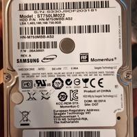Hard disk Samsung 750GB da 2.5"