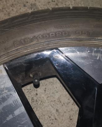 gomme con cerchi renout Megane
