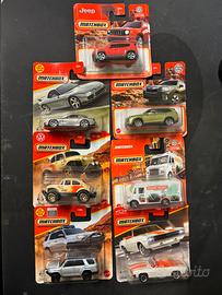 Lotto 7 modellini auto Matchbox - Mattel