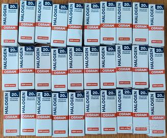 Set di 30 lampadine alogene Osram 20W