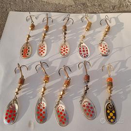 N. 10 CUCCHIAINI ROTANTI MISURA 2 DA PESCA