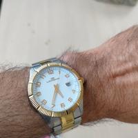 Orologio Lorenz Uomo Acciaio placcato oro