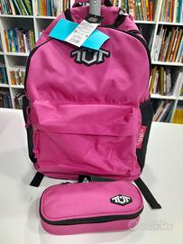 Zaino con trolley integrato +astuccio coordinato