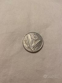 10 lire repubblica italiana 1953