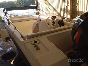 Open 480 Sessa con fuoribordo Mercury 25 4 tempi