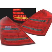 FANALI MERCEDES W221 05-09 LED DINAMICI ROSSI FUME